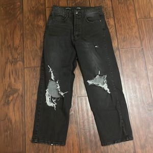 High Rise Straight Jeans